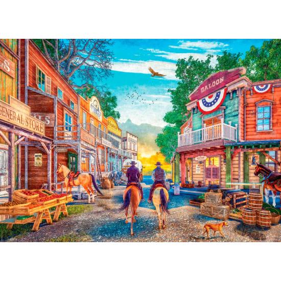 Puzzle Eurographics Región del Salvaje Oeste de 1000 Piezas