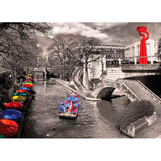 Puzzle Eurographics Paseo por Río San Antonio de 1000 Piezas