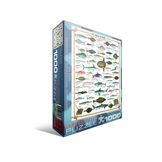 Puzzle Eurographics Peces de Agua Salada de 1000 Piezas
