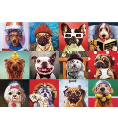 Puzzle Eurographics Perros Graciosos de 1000 Piezas