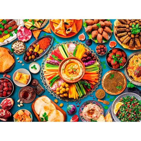 Puzzle Eurographics Platos del Medio Oriente de 1000 Piezas Puzzle Eurographics Platos del Medio Oriente de 1000 Piezas