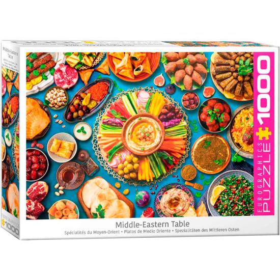 Puzzle Eurographics Platos del Medio Oriente de 1000 Piezas Puzzle Eurographics Platos del Medio Oriente de 1000 Piezas
