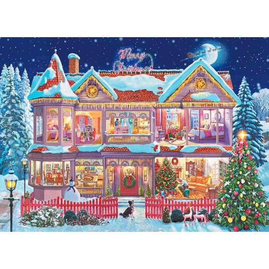 Puzzle Eurographics Preparándose Para Navidad de 1000 Piezas