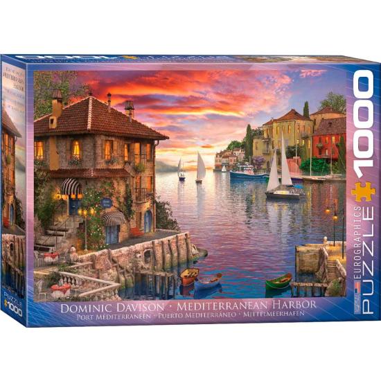Puzzle Eurographics Puerto Mediterráneo de 1000 Piezas Puzzle Eurographics Puerto Mediterráneo de 1000 Piezas