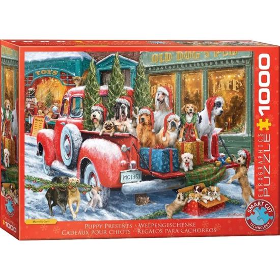 Puzzle Eurographics Regalos de Cachorro de 1000 Piezas