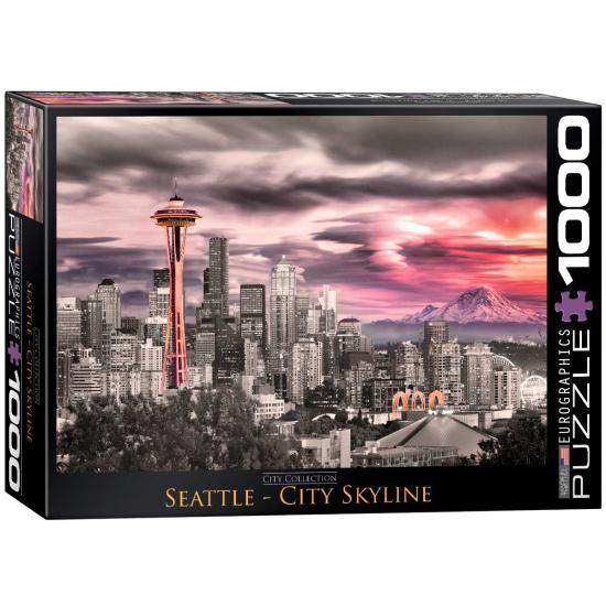 Puzzle Eurographics Seattle Skyline de 1000 Piezas