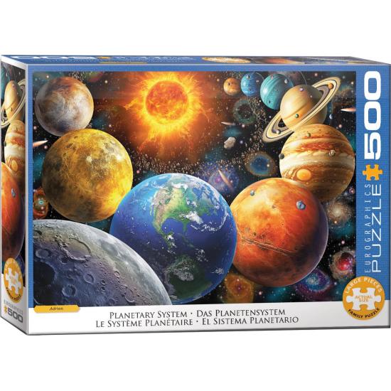Puzzle Eurographics Sistema Planetario XXL 500 Piezas