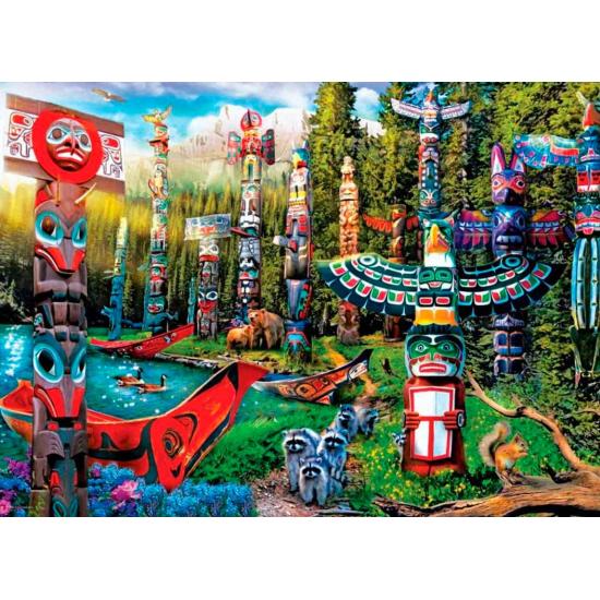 Puzzle Eurographics Sueños de Totems XXL de 500 Piezas