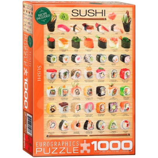Puzzle Eurographics Sushi de 1000 Piezas