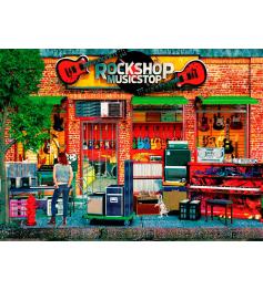 Puzzle Eurographics Tienda de Rock de 1000 Piezas
