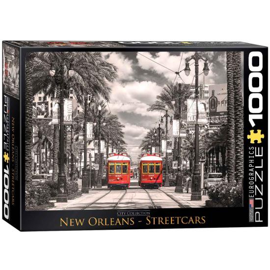 Puzzle Eurographics Tranvías de Nueva Orleans de 1000 Piezas