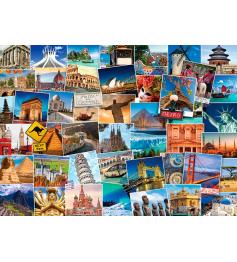 Puzzle Eurographics Trotamundos: El Mundo de 1000 Piezas