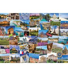 Puzzle Eurographics Trotamundos Francia de 1000 Piezas