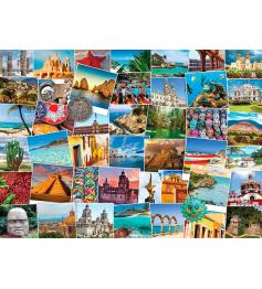 Puzzle Eurographics Trotamundos: México de 1000 Piezas