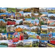 Puzzle Eurographics Trotamundos Reino Unido de 1000 Piezas