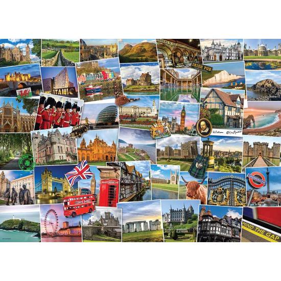 Puzzle Eurographics Trotamundos Reino Unido de 1000 Piezas Puzzle Eurographics Trotamundos Reino Unido de 1000 Piezas