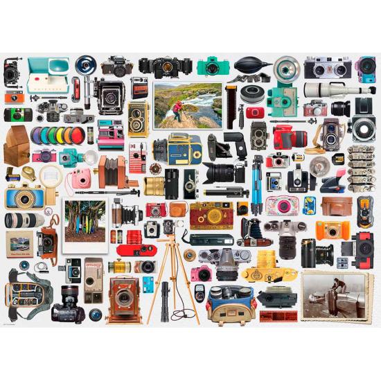 Puzzle Eurographics Un Mundo de Cámaras de 1000 Piezas Puzzle Eurographics Un Mundo de Cámaras de 1000 Piezas