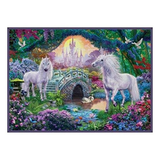 Puzzle Eurographics Unicornios en el Mundo de Hadas de 500 Piez