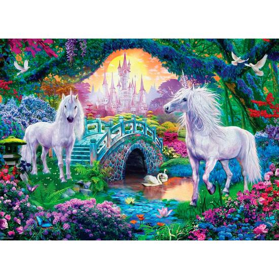 Puzzle Eurographics Unicornios en el Mundo de Hadas XXL 500p