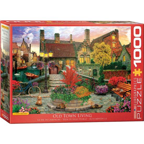Puzzle Eurographics Vida de Viejo Pueblo de 1000 Piezas Puzzle Eurographics Vida de Viejo Pueblo de 1000 Piezas