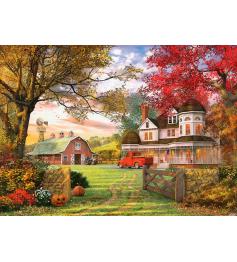 Puzzle Eurographics Vieja Granja de Calabazas de 1000 Piezas