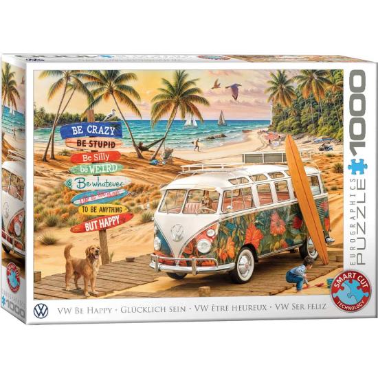 Puzzle Eurographics Vw Ser Feliz de 1000 Piezas