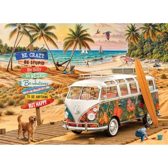 Puzzle Eurographics Vw Ser Feliz de 1000 Piezas