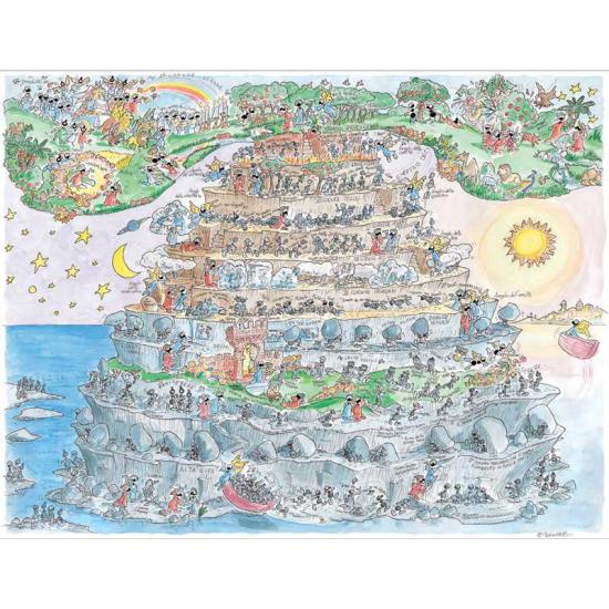 Puzzle Fabio Vettori El Purgatorio de 1080 Piezas