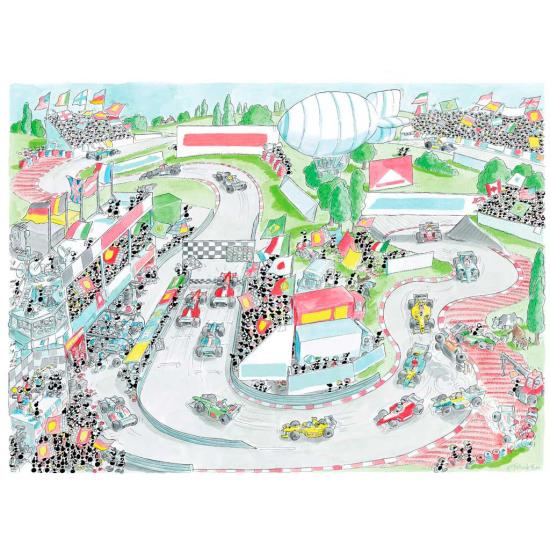 Puzzle Fabio Vettori Formula 1 de 1080 Piezas