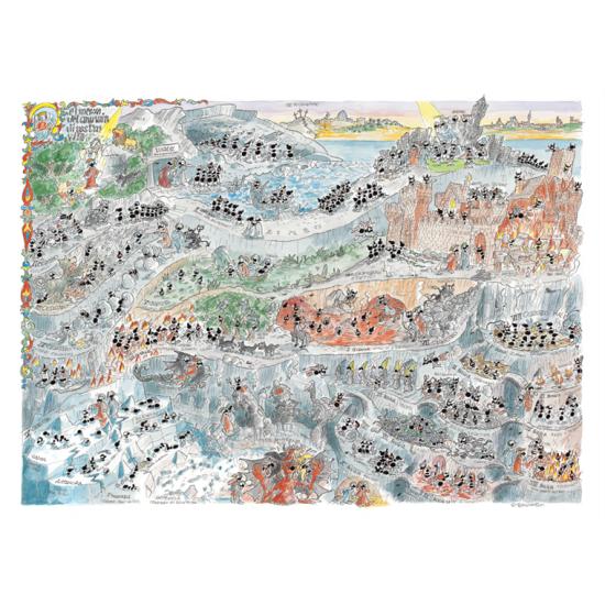 Puzzle Fabio Vettori Infierno de 1080 Piezas