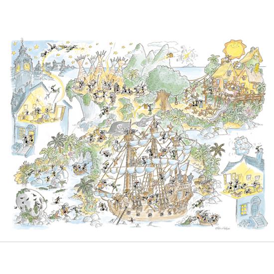 Puzzle Fabio Vettori Peter Pan de 1080 Piezas Puzzle Fabio Vettori Peter Pan de 1080 Piezas