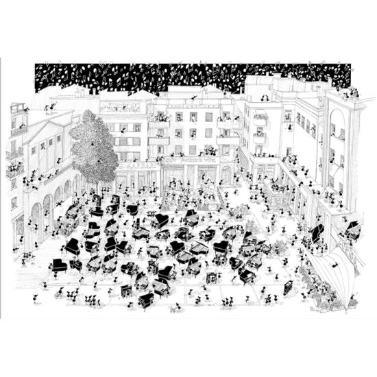 Puzzle Fabio Vettori Piano Fuerte de 1080 Piezas Puzzle Fabio Vettori Piano Fuerte de 1080 Piezas