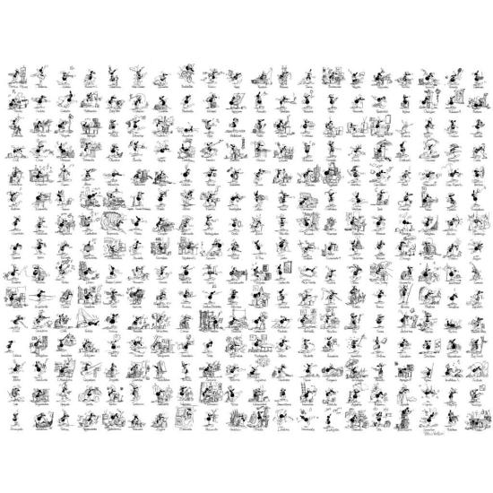 Puzzle Fabio Vettori Razas de 1080 Piezas