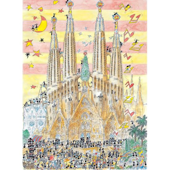 Puzzle Fabio Vettori Sagrada Familia, Barcelona de 1080 Piezas