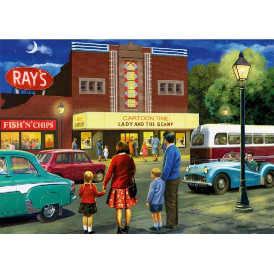 Puzzle Falcon De Camino al Cine de 500 Piezas Puzzle Falcon De Camino al Cine de 500 Piezas