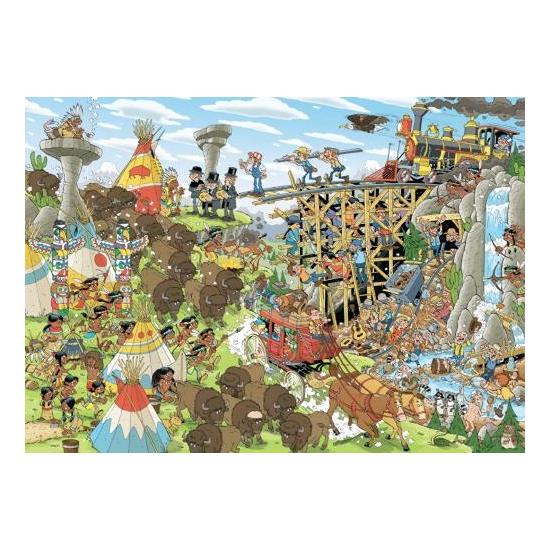 Puzzle Jumbo El Salvaje Oeste de 1000 Piezas