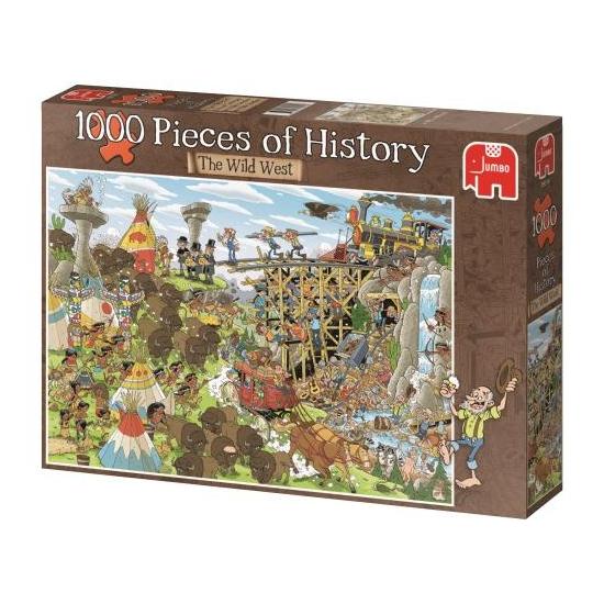 Puzzle Jumbo El Salvaje Oeste de 1000 Piezas