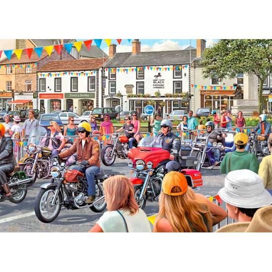 Puzzle Falcon El Show de las Motocicletas de 2 x 500 Pzs