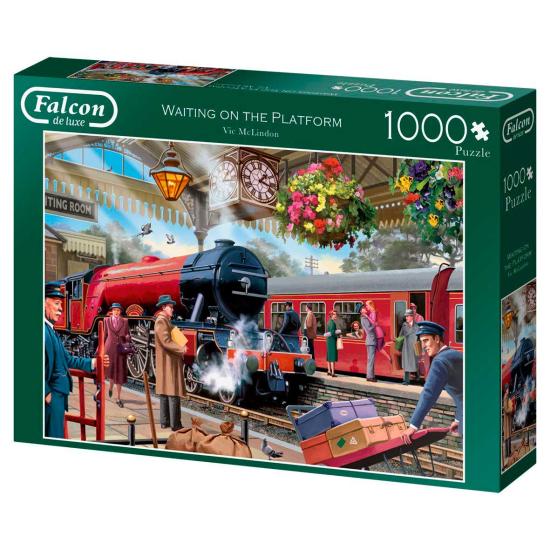 Puzzle Falcon Esperando en el Andén de 1000 Piezas