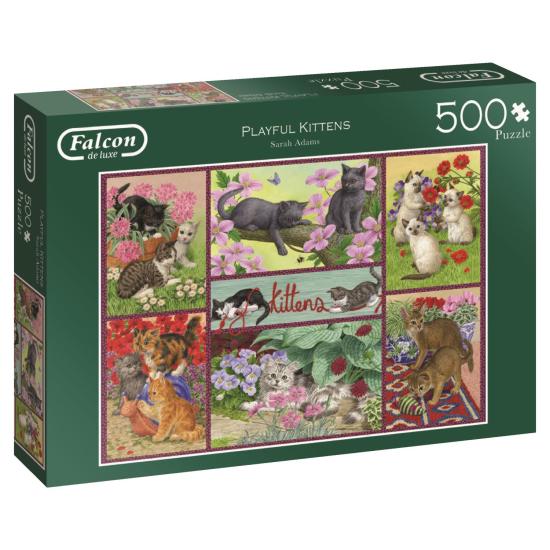 Puzzle Falcon Gatitos Juguetones de 500 Piezas