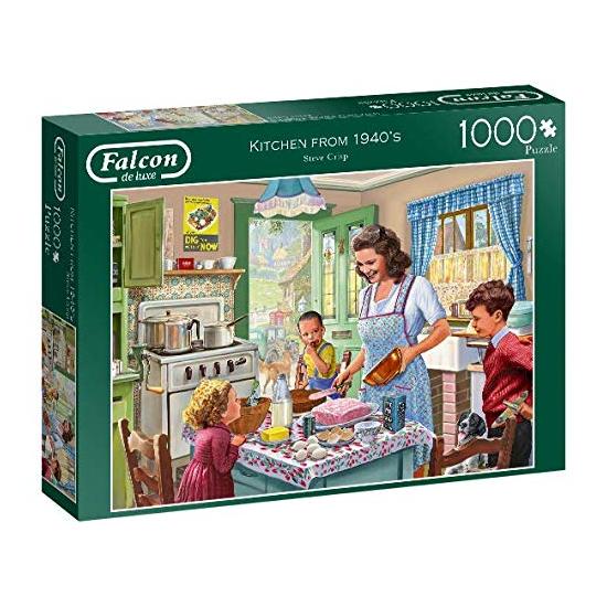 Puzzle Falcon Haciendo Pasteles con Mama de 1000 Piezas