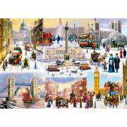 Puzzle Falcon Invierno en Londres de 1000 Piezas