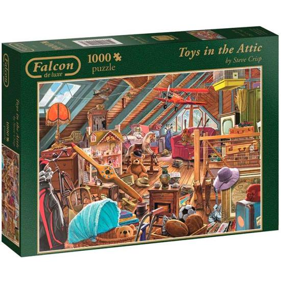 Puzzle Falcon Juguetes en el Ático de 1000 Piezas
