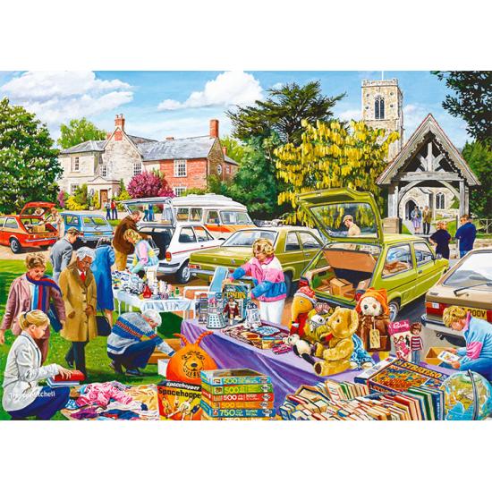 Puzzle Falcon Mercadillo de la Parroquia de 500 Piezas