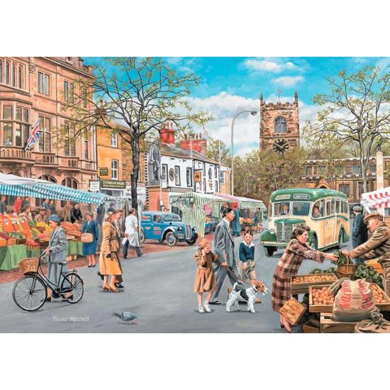 Puzzle Falcon Mercado de Skipton de 500 Piezas