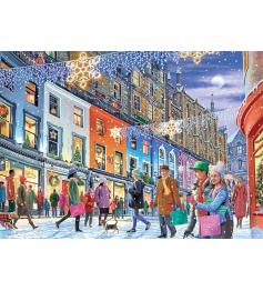Puzzle Falcon Navidad en Edimburgo de 1000 Piezas