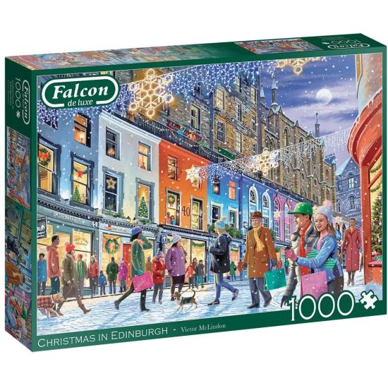 Puzzle Falcon Navidad en Edimburgo de 1000 Piezas