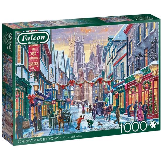 Puzzle Falcon Navidad en Nueva York de 1000 Piezas
