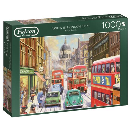 Puzzle Falcon Nieve en Londres de 1000 Piezas Puzzle Falcon Nieve en Londres de 1000 Piezas