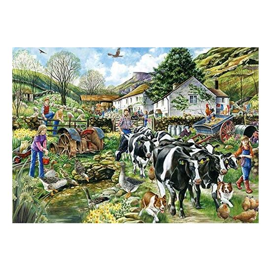 Puzzle Falcon Otro Día en la Granja de 1000 Piezas